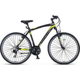 Resim Ümit Bisiklet 2863 Magnetic 28 Jant 21 Vites Şehir Bisikleti Lime - Siyah 