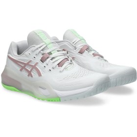 Resim Asics GEL-RESOLUTION X Kadın White/Dark Neptune Tenis Ayakkabısı 1042A279-104 