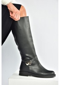 Resim Fox Shoes V726717109 Siyah Klasik Kadın Çizme Siyah 