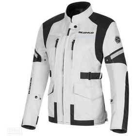 Resim Scoyco Jk122w Kadın Motosiklet Montu 65628 Gri 