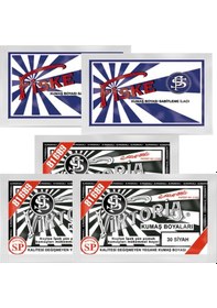 Resim 3 Adet Siyah Viktoria Kumaş Boyası + 2 Adet Fiske Sabitleyici 