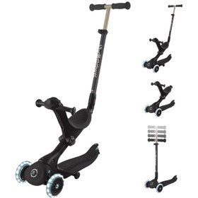 Resim Globber Go Up Deluxe Işıklı Scooter - Siyah 