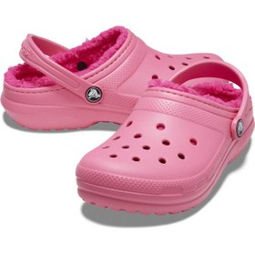 Resim Crocs Classic Lined Clog K Kız Çocuk Pembe Terlik 