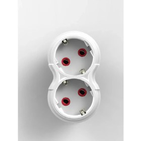 Resim Ikili 2' Li Topraklı Fişli Priz (Papatya) Golyat Fetih 101-02 P 