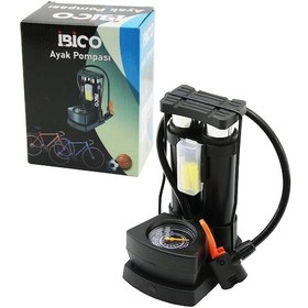 Resim Saatli Dikey Model - İnce Pistonlu Ayak Pompası Oto-araç - Bisikl 