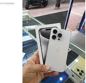 Resim Apple iPhone 15 Pro İkinci El TR | 256 GB | Beyaz 