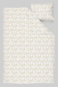 Resim Organik Çarşaflı Bebek Nevresim Takımı (100x150) - Çiçek Bahçesi 100 x 150 