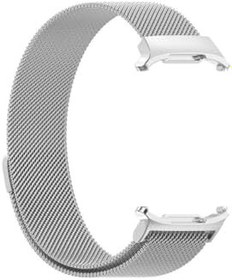 Resim Samsung Galaxy Watch ULTRA (LTE 47mm) Milanese Metal Hasır Kordon Watch 7 Gümüş 
