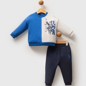 Resim U.s. Polo Assn Erkek Bebek Mavi Takım 5274-48944 mavi 
