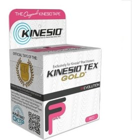 Resim Kinesio Tape Tex Gold Bant Kırmızı Ağrı Bandı 5Cmx5M 