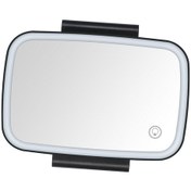 Resim Led Işıkları İle Güneşlik Ayna Makyaj Güneş Gölgeleme 