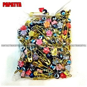 Resim Nazarlık Çengelli Iğne Uğur Şans Nazar Boncuk (Adet Seçenekli) 