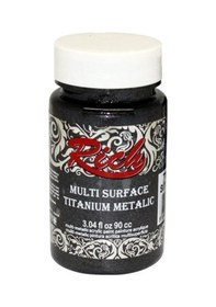 Resim Rich Multi Surface Titanium Metalik Boya 90 Cc Siyah 2544 