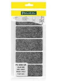 Resim Pacıfıc Gri Yapışkanlı Keçe 40mm X 90mm 
