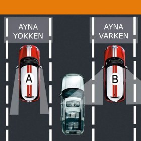 Resim Kdot Çerçeveli 5 cm Gerçek Cam Kör Nokta Aynası 360 Derece Hareketli Şık Görünüm Park Yardımcısı 2 