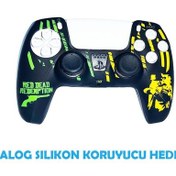 Resim Ps5 Dualsense Red Dead Redemption Koruyucu Silikon Kılıf + Analog Silikon Koruyucu 