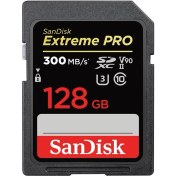 Resim Sandisk Extreme Pro 128GB 300MB/S V90 Uhs-Iı Sdxc Hafıza Kartı 
