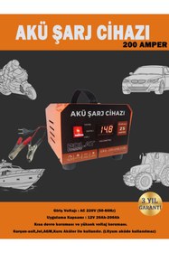 Resim Polat 12 Volt 10-200 Amper Akü Şarj Cihazı 