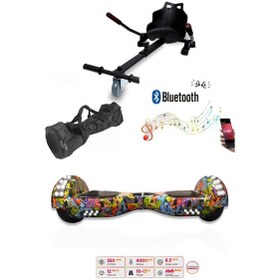 Resim Citymate Elektrikli Kaykay Akıllı Denge Hoverboard + Hoverkart + Çanta Full Ledli Extrem Paket D22 