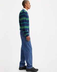 Resim Levi's 568 Stay Loose Lightweight Linen+ Denim Jean Erkek Pantolon - Tailored Scholar Indigo 