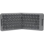 Resim TezMax Casper Via L50 10.1" Uyumlu Bluetooth Şarjlı Katlanabilir Taşınabilir Klavye 