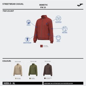 Resim Joma 700125.100 Mimetic Full Zip Unisex Sweatshirt Renkli 