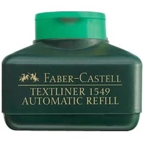 Resim Faber Castell Fosforlu Kalem Mürekkebi 30 ML Yeşil 