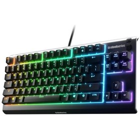 Resim Steelseries Apex 3 Tkl Türkçe Gaming Klavye Tenkeyless, 8 Bölge R 