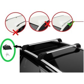 Resim Volkswagen Touareg Cr 2019 2020 2021 2022 2023 Yük Taşıma Ara Atkı Cıtası 