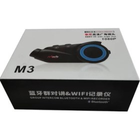 Resim Magıcvoıce M3 Motosiklet Bluetooth Intercom Kulaklık 