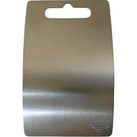Resim Karokstore Oval Kesim Paslanmaz Çelik Kesme Tahtası Mutfak Piknik Için Inox 304 Kalite Antibakteriyel Küf Tutmaz Kolay Temizlenir Et Sebze Meyve Doğrama Tahtası Lüks Kesme Matı 30 * 22,5 cm 