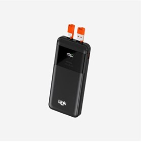 Resim Linktech LC13 Strong Dijital Ekranlı 22.5W 10.000 Mah Hızlı Powerbank Siyah 