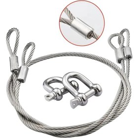 Resim Lidersan Çelik Oto Araç Çekme Halatı 3 Metre Çelik 7 Ton Izoleli 