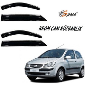 Resim Hyundai Getz Krom Cam Rüzgarlığı 1.2Mm 2002 4'Lü - Caru447 