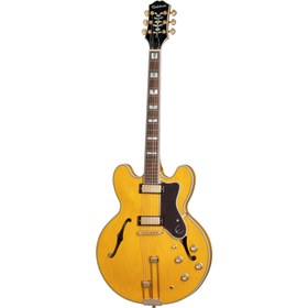 Resim Epiphone Sheraton Frequensator Semi-Hollowbody Elektro Gitar (Natural) 