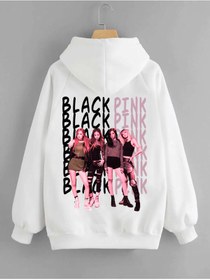 Resim GALASHOP Black Pink Blackpink Kapşonlu Hoodie Model33 