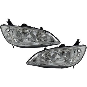 Resim Far Takım Sağ + Sol Honda Cıvıc Vtec 2 2004-2006 Manuel 