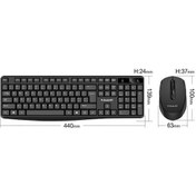 Resim K-snake Wk800 Kablosuz 2.4g Klavye Fare Seti Masa Üstü Bilgisayar Dizüstü İş Ofis Ev Kullanımı, Renk: Beyaz Optik 