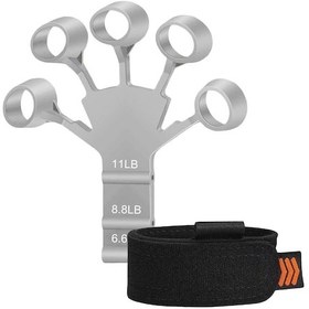 Resim Valkyrie Gripster Bilek Kol Parmak Egzersiz Aleti Gri 