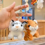 Resim Silver1 Karikatür Küçük Hediye Peluş Bebek Kolye Anahtarlık Çanta Kolye Aksesuarları (Yurt Dışından) 