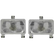 Resim Landini Traktör Sag + Sol Ön Far Takimi Kare Üç Ayakli 550071226 