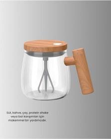 Resim Isıtıcılı Manyetik Karıştırıcı 400 Ml, C Tipi Şarjlı, Akıllı Tasarım Renkli 