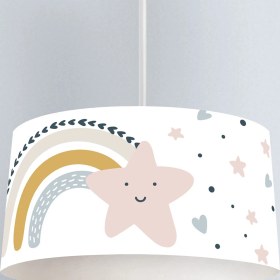 Resim instababyrooms Çocuk Odası Dijital Baskılı Dekoratif Sarkıt Avize Model 1381 