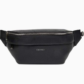 Resim Calvin Klein Raised Logo Erkek Bel Çantası Black - Black / STD 