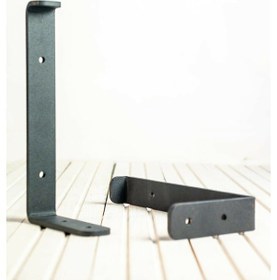 Resim Dekoratif Metal Siyah Raf Ayağı (4'lü Set) 