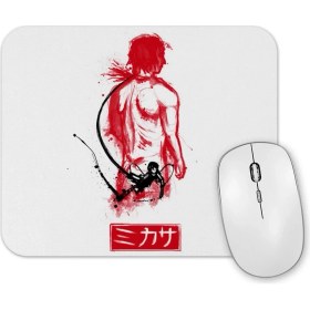 Resim Baskı Dükkanı Mikasa Ackermann Traditional Mikasa Mouse Pad 