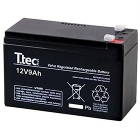 Resim Ttec 12 Volt 9 Amper Ranger Akülü Araba Oyuncak Araba Aküsü Pili Batarya 12V 9AH 