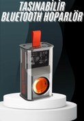 Resim Techno Stock Taşınabilir Rgb Ledli Bluetooth Hoparlör Sd Kart Girişli Kablosuz 