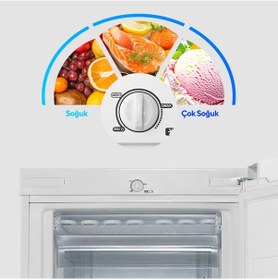 Resim Kumtel HFR-160 160 L 5 Çekmeceli Dikey Derin Dondurucu 