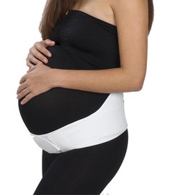 Resim BabyJem Hamile Bel Destek Bandı - Beyaz - Beyaz / MEDIUM 